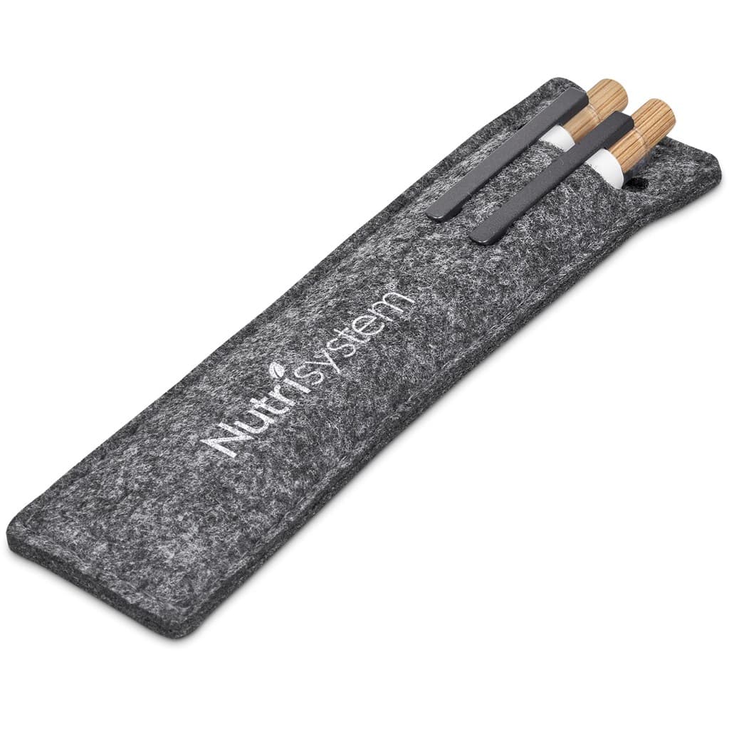 Okiyo Mimo Recycled Aluminum Ball Pen & Pencil Set 17