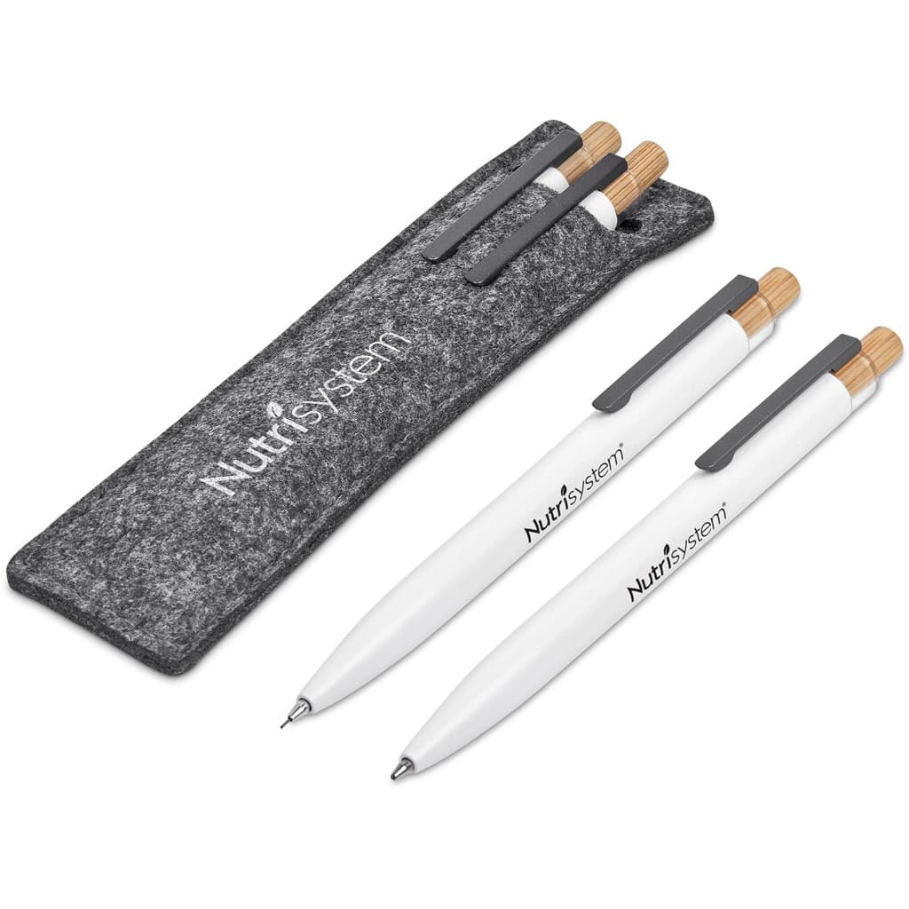 Okiyo Mimo Recycled Aluminum Ball Pen & Pencil Set 13
