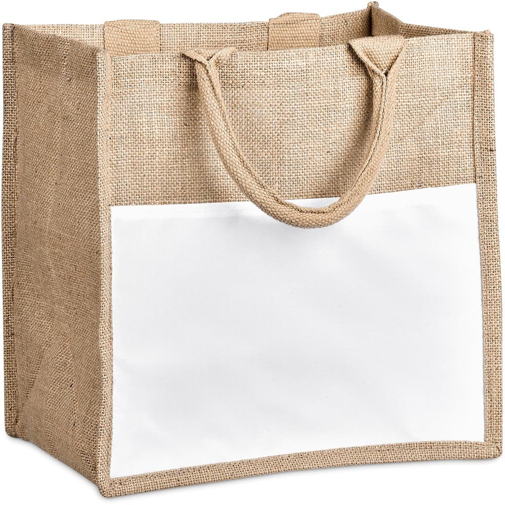 Okiyo Nuri Sublimated Pocket Jute Tote 8