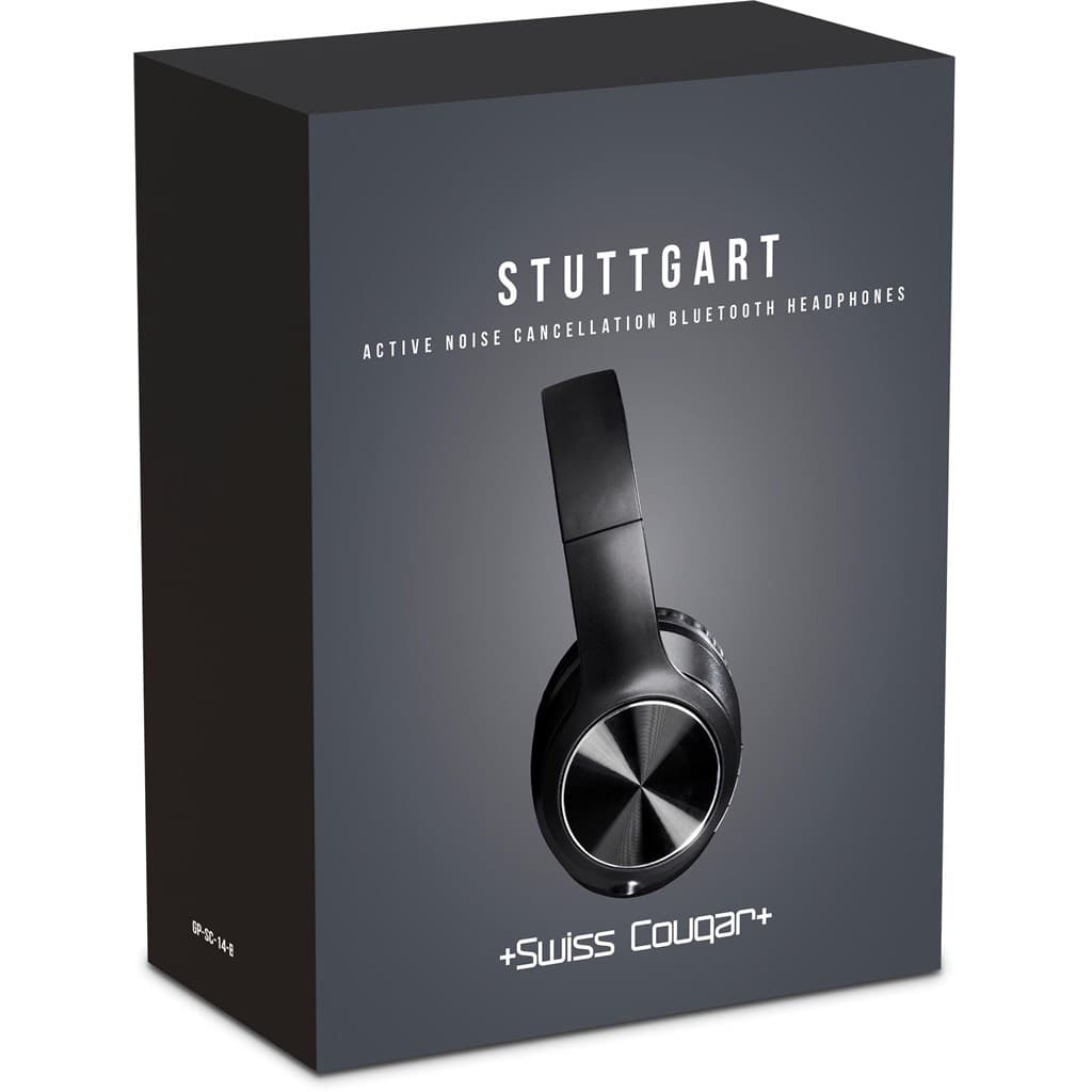 Swiss Cougar Stuttgart Active Noise-Cancelling Bluetooth Headphones 12