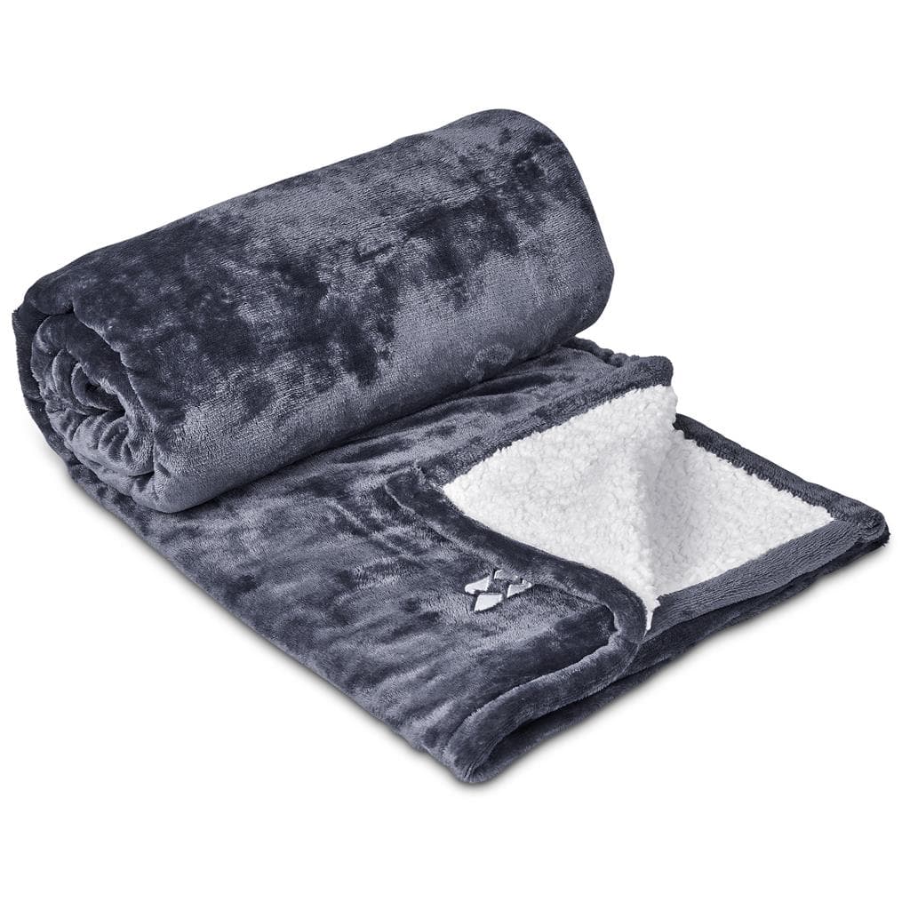 Serendipio Glacial Sherpa Fleece Blanket 5