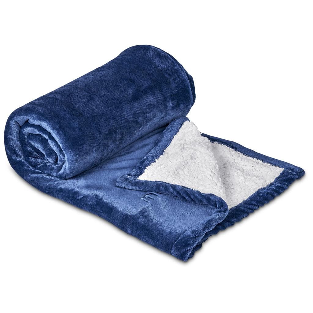 Serendipio Glacial Sherpa Fleece Blanket 12