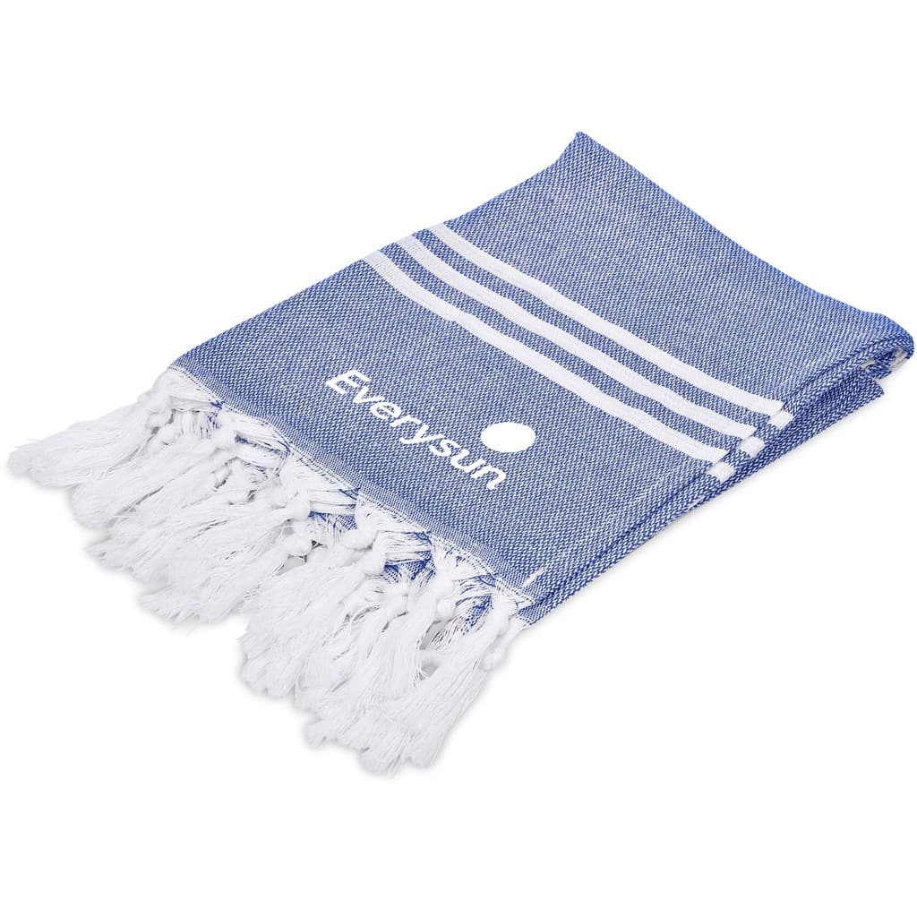 US Basic Santa Cruz Cotton-Rich Beach Towel & Drawstring Bag 11