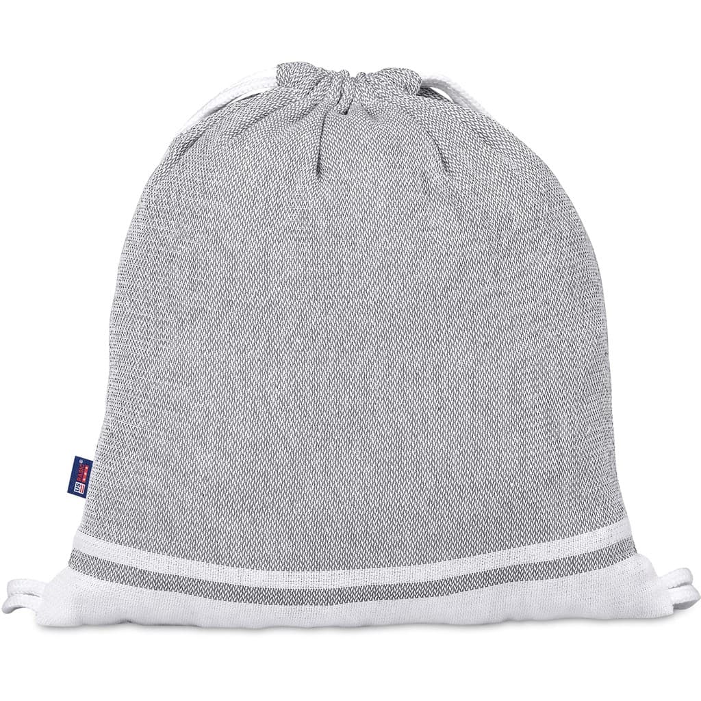 US Basic Santa Cruz Cotton-Rich Beach Towel & Drawstring Bag 16