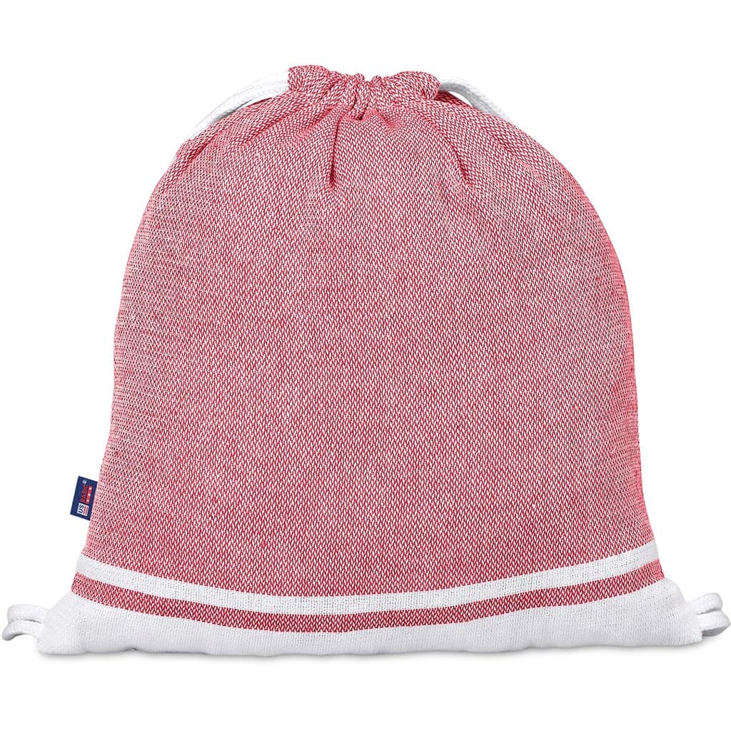 US Basic Santa Cruz Cotton-Rich Beach Towel & Drawstring Bag 26