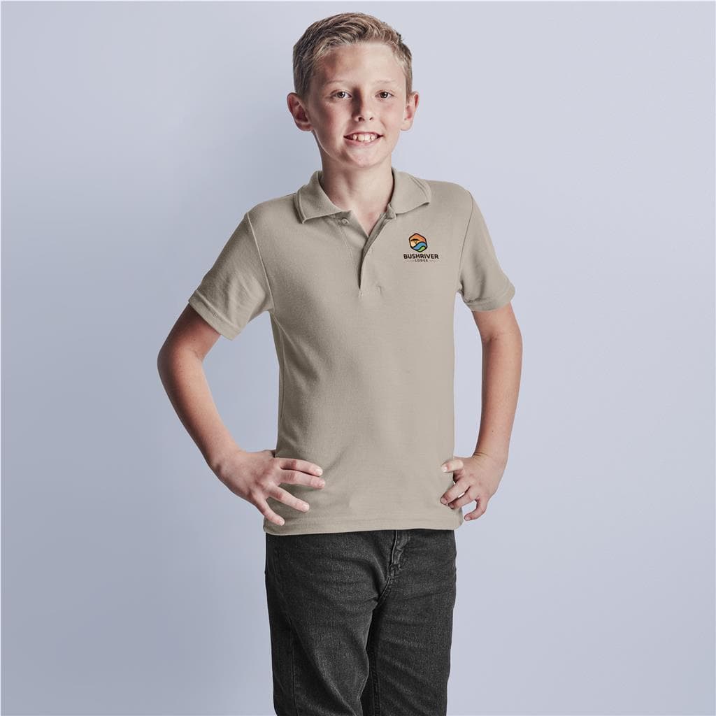 Kids Basic Pique Golf Shirt 1