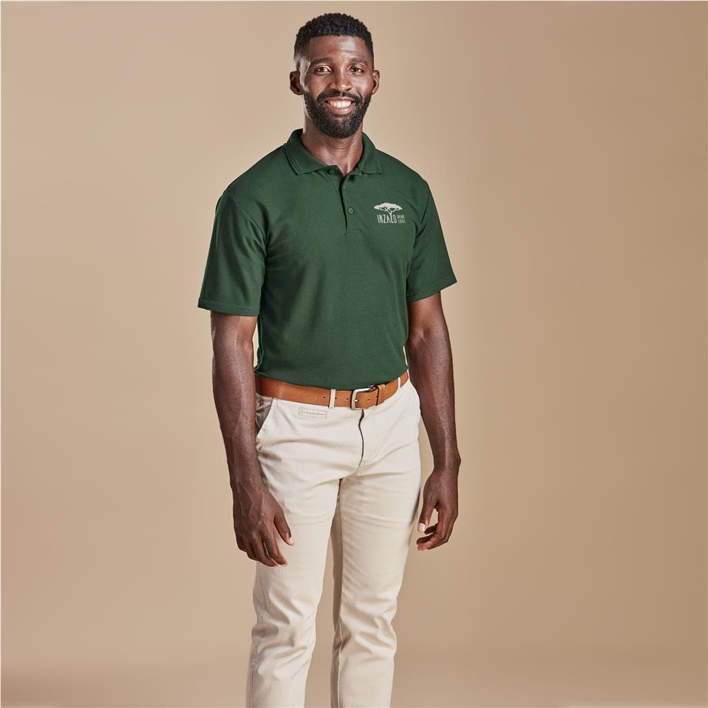 Mens Basic Pique Golf Shirt 16