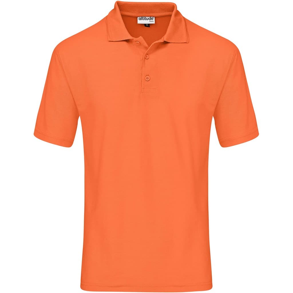 Mens Basic Pique Golf Shirt 35