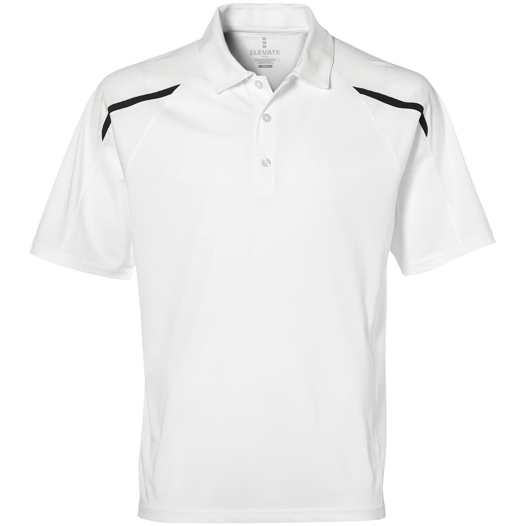 Mens Nyos Golf Shirt - White 1