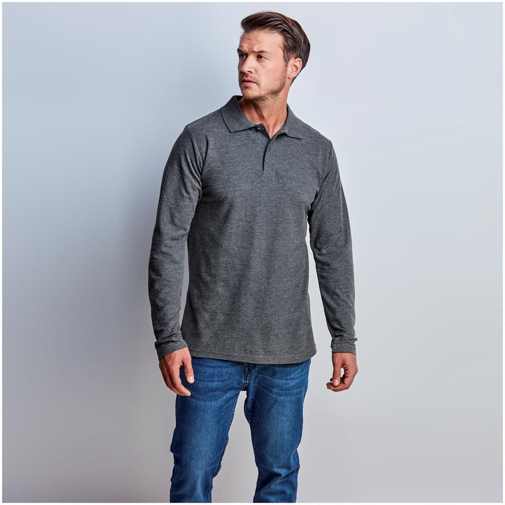 Mens Long Sleeve Elemental Golf Shirt 2