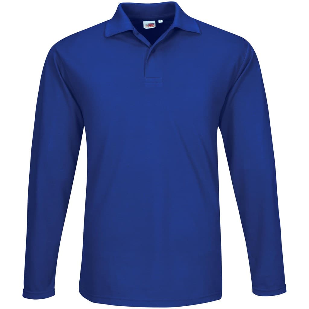 Mens Long Sleeve Elemental Golf Shirt 11