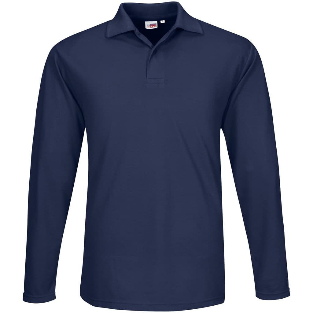 Mens Long Sleeve Elemental Golf Shirt 18