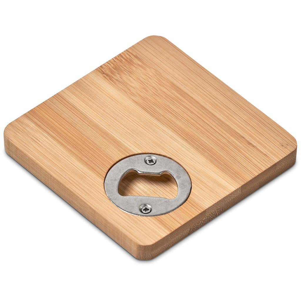 Altitude Drifter Bamboo Bottle Opener Coaster 2