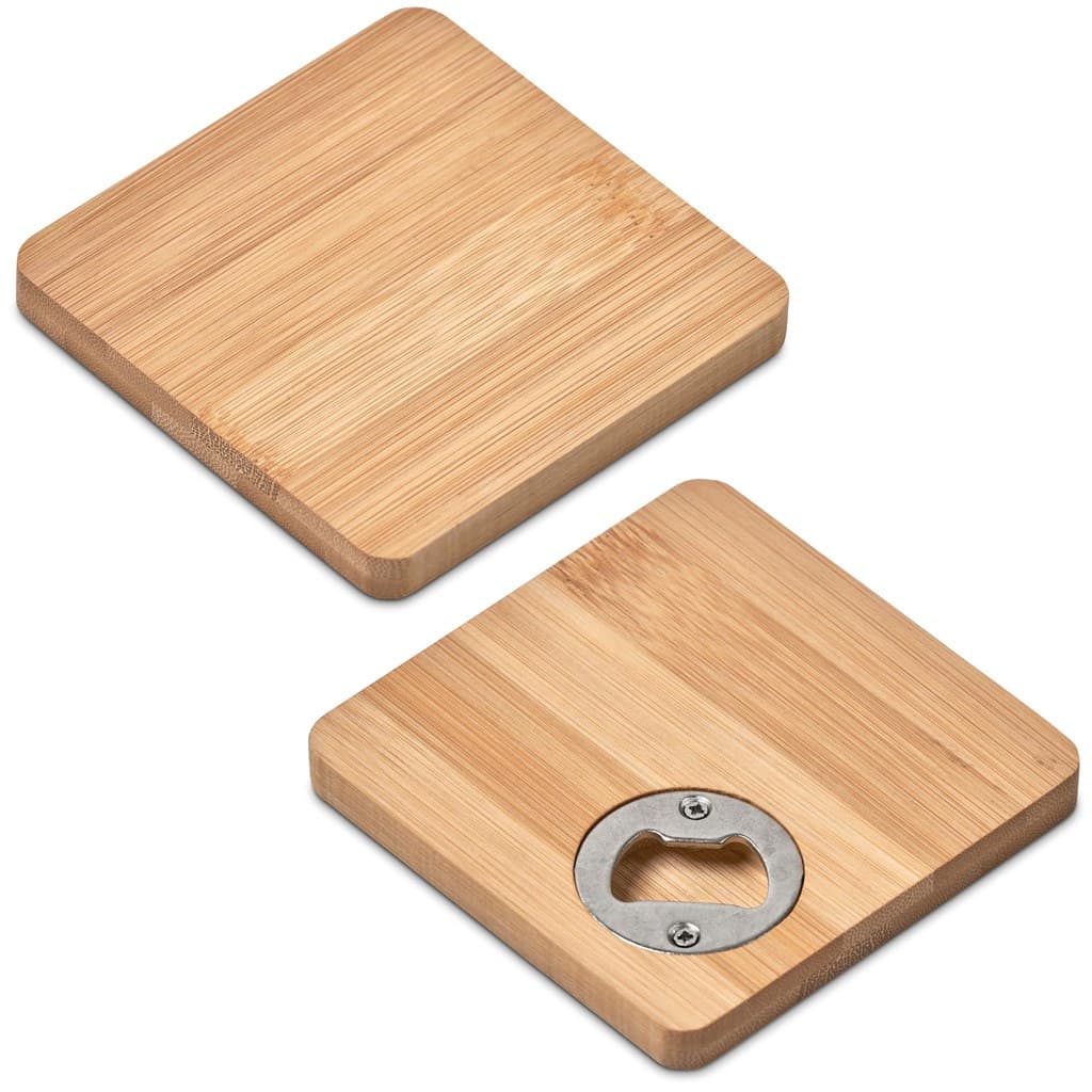Altitude Drifter Bamboo Bottle Opener Coaster 11