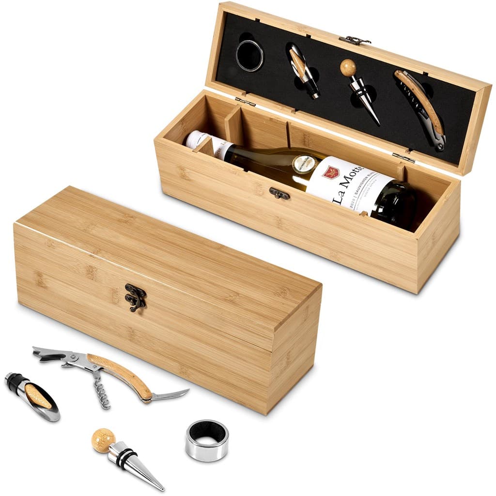 Okiyo Wainoka Bamboo Wine Set 3