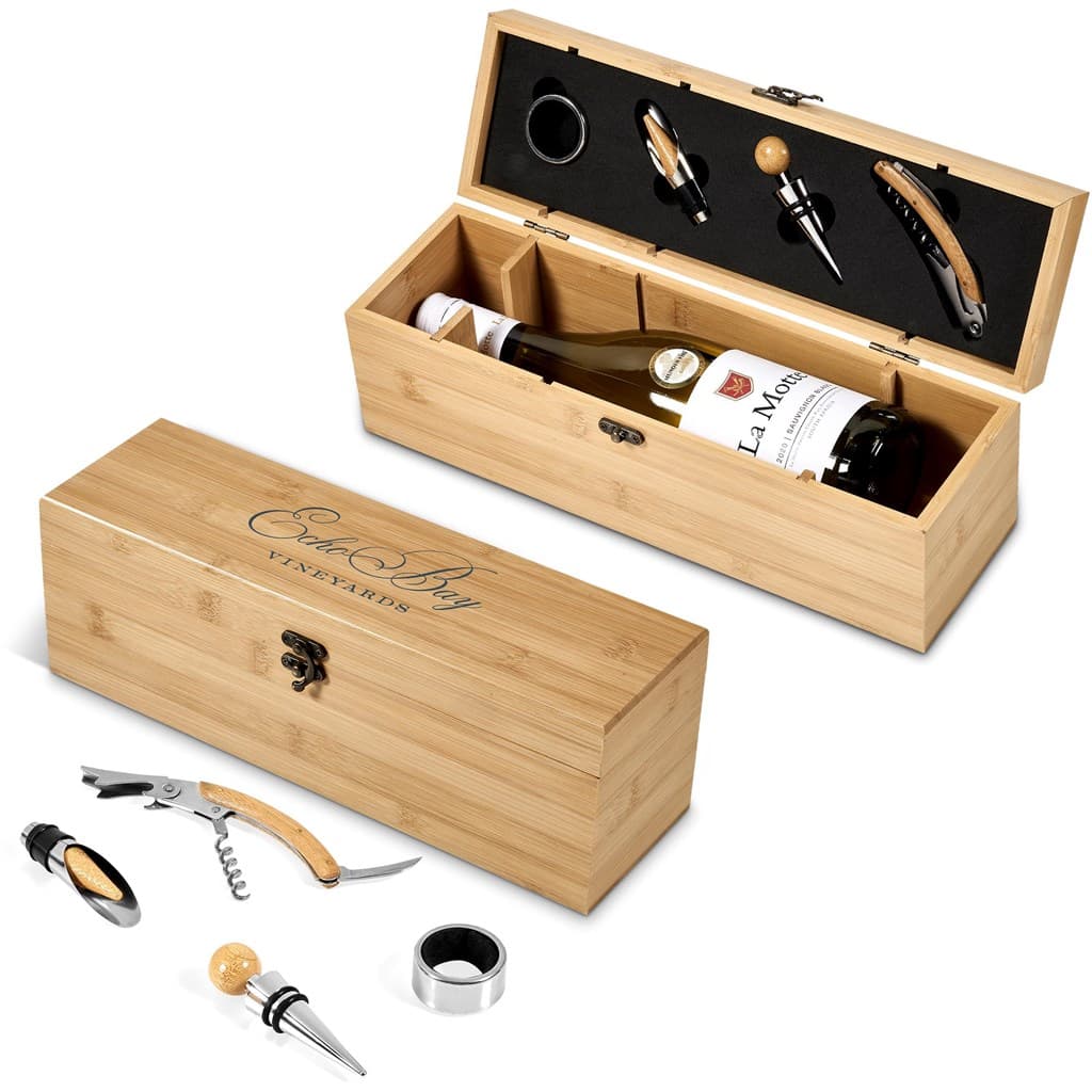 Okiyo Wainoka Bamboo Wine Set 8