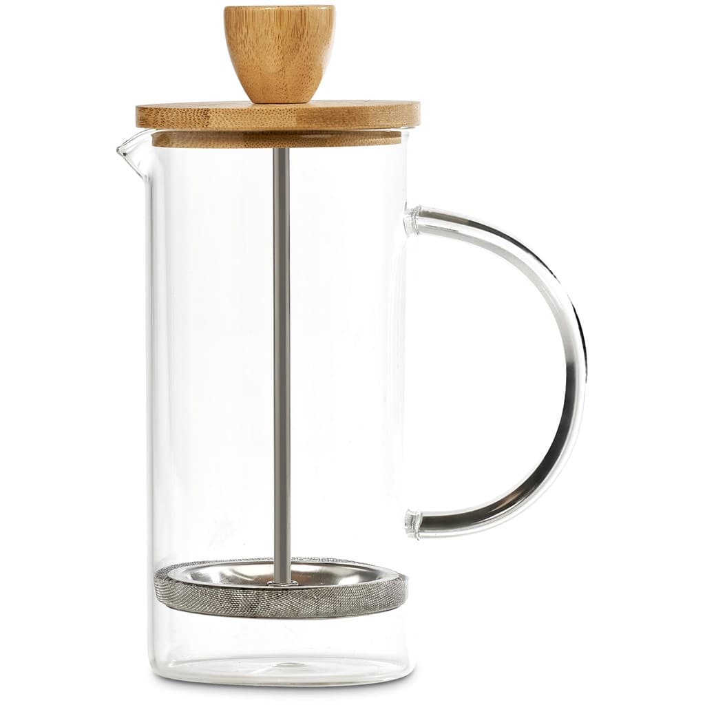 Okiyo Osu Glass & Bamboo Coffee Plunger - 350ml 3