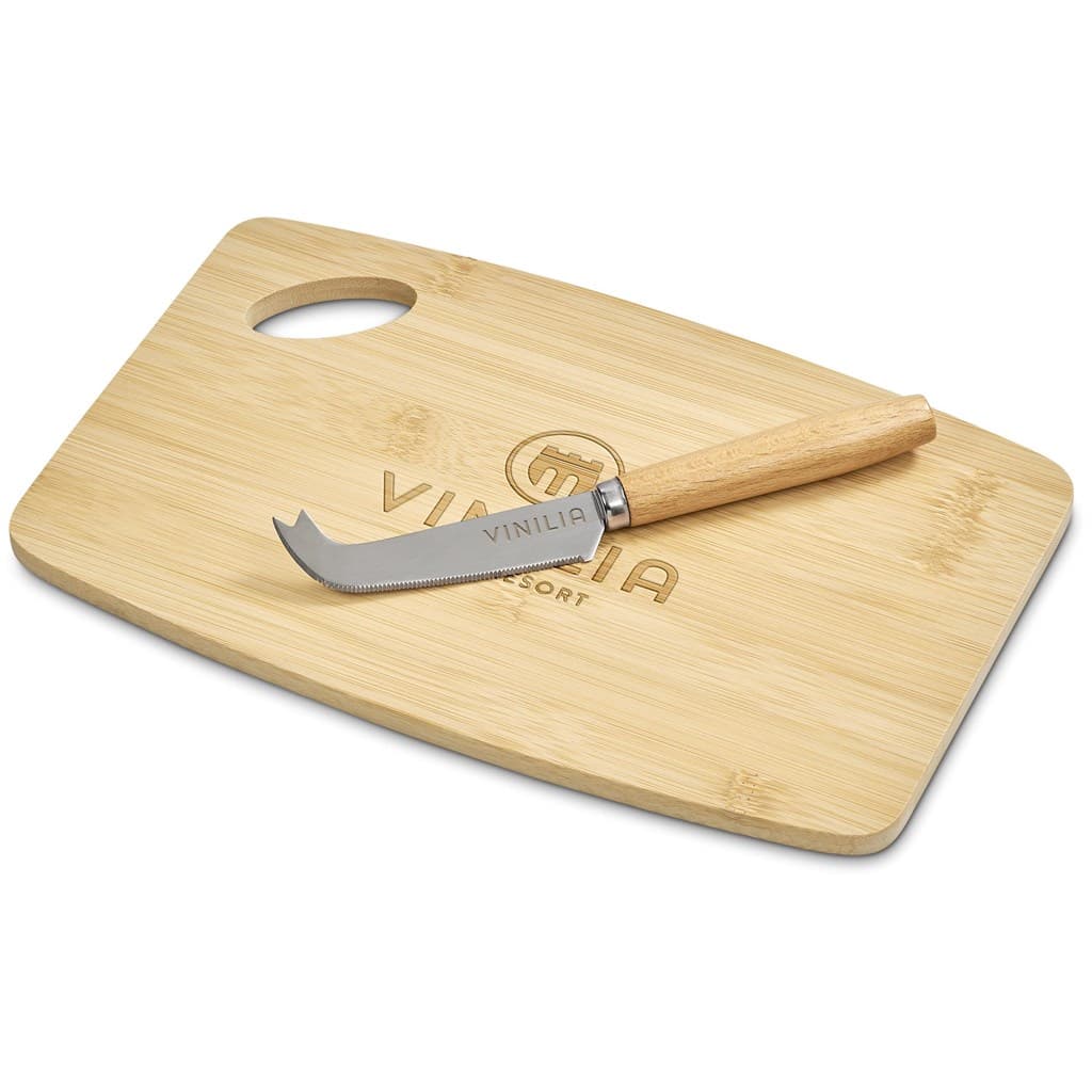 Okiyo Edamu Bamboo Cheese Board Set 6