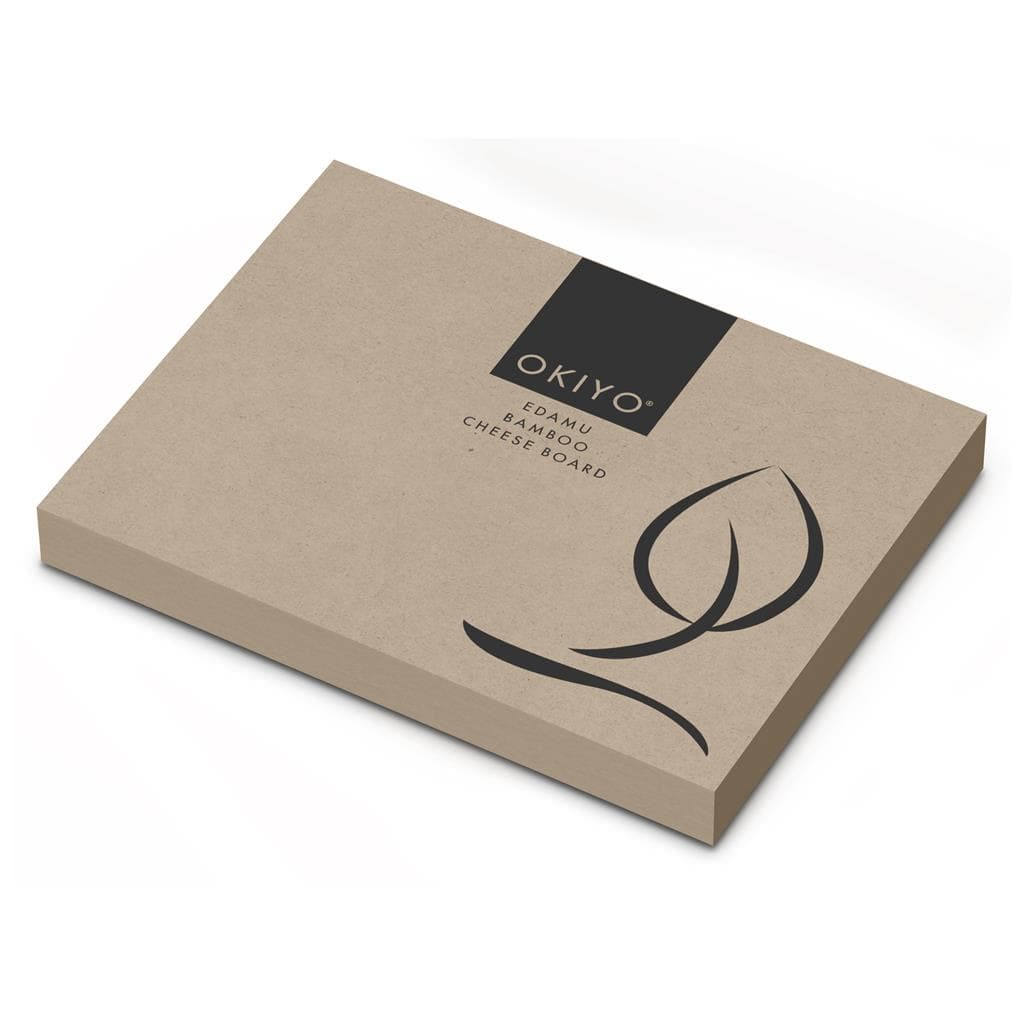 Okiyo Edamu Bamboo Cheese Board Set 9