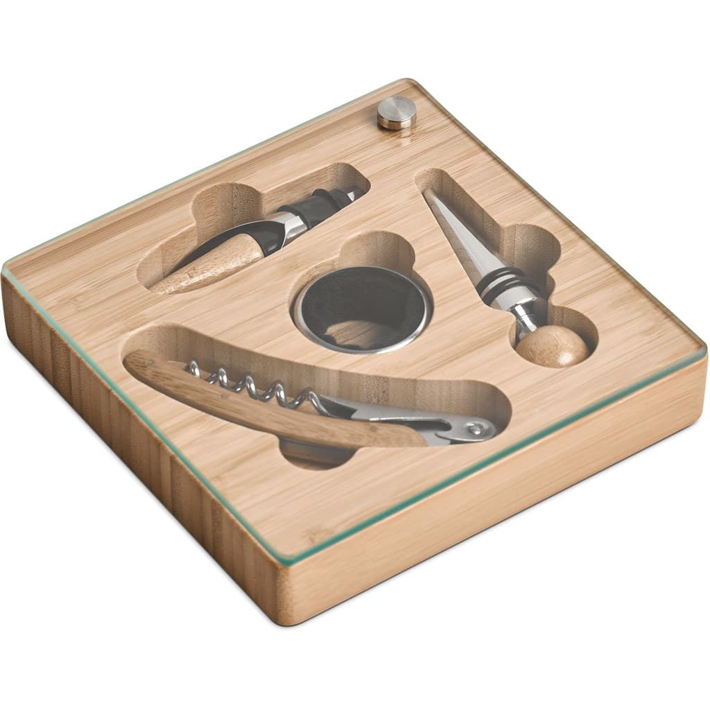 Okiyo Budonoki Bamboo Wine Accessories set 15