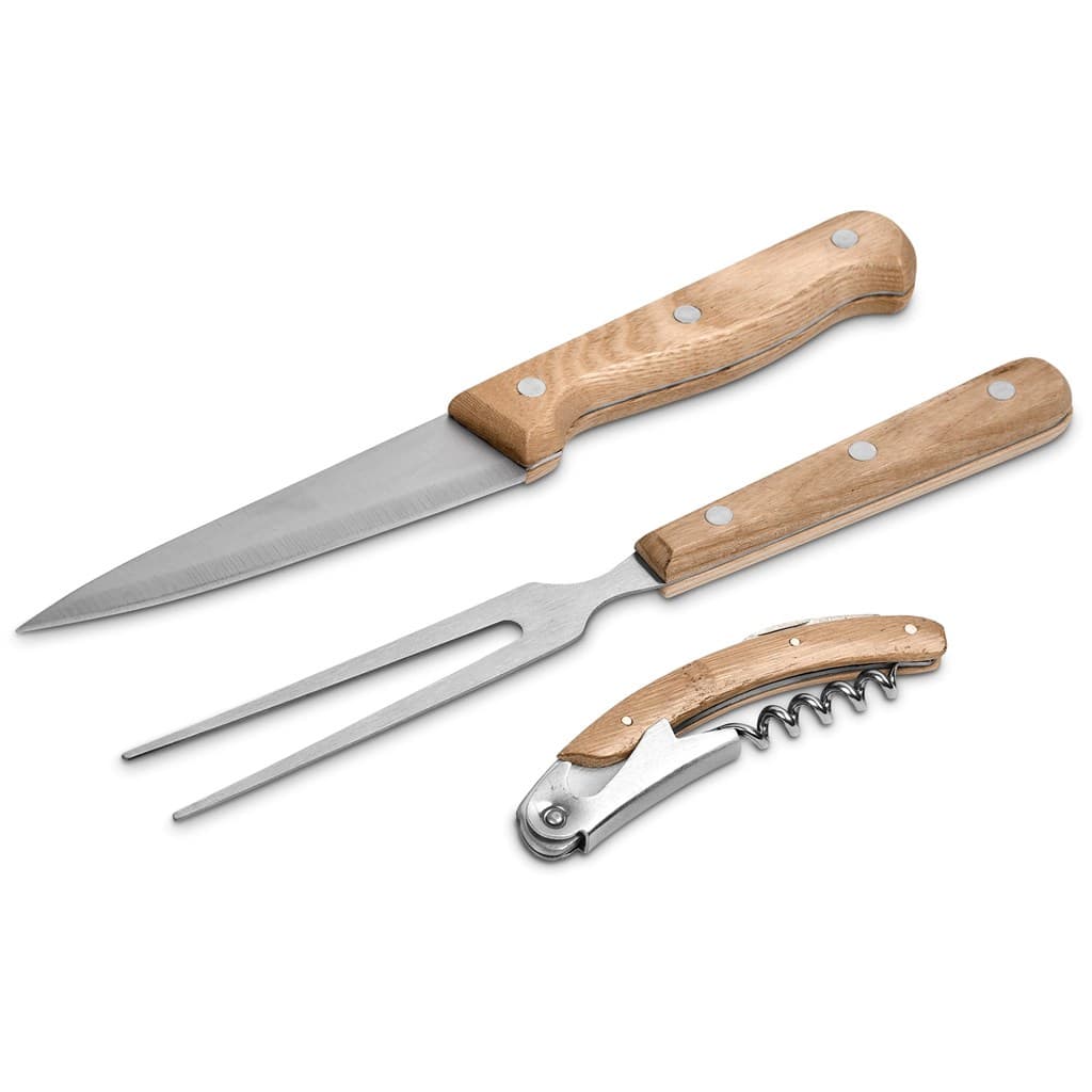 Okiyo Suraisu Bamboo Food & Wine Set 2