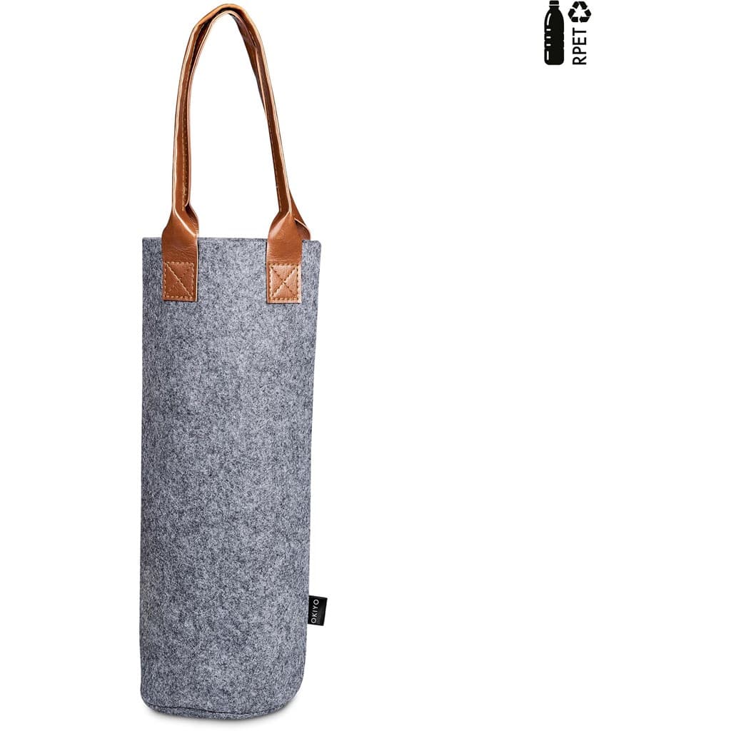Okiyo Tahada RPET Felt Wine Tote 5