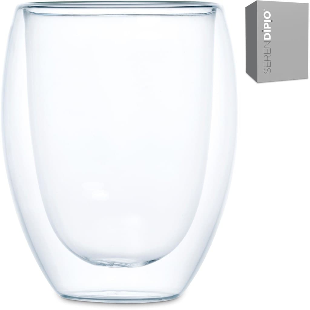 Serendipio Lorenzo Glass Double-Wall Cup - 350ml 12