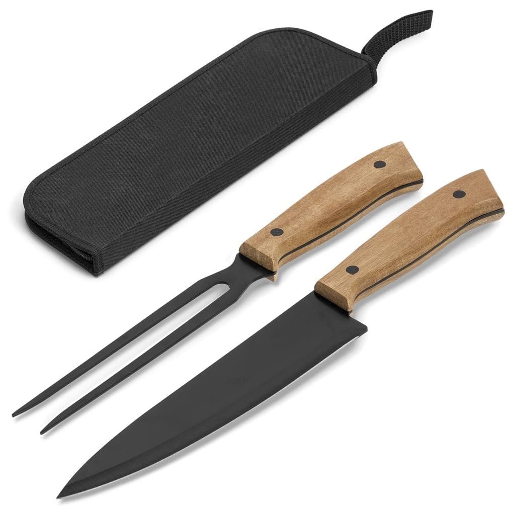 US Basic Butcher's Block Carving Set 5