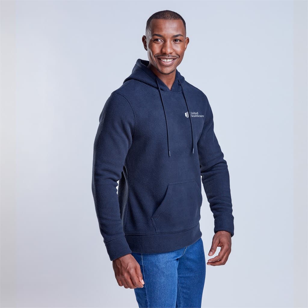 Mens Dawson Polar Fleece Hooded Sweater 1