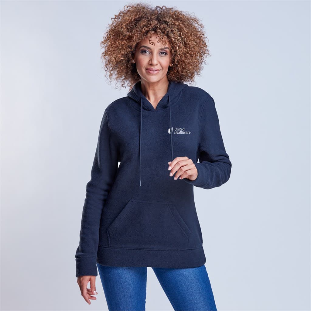 Ladies Dawson Polar Fleece Hooded Sweater 1