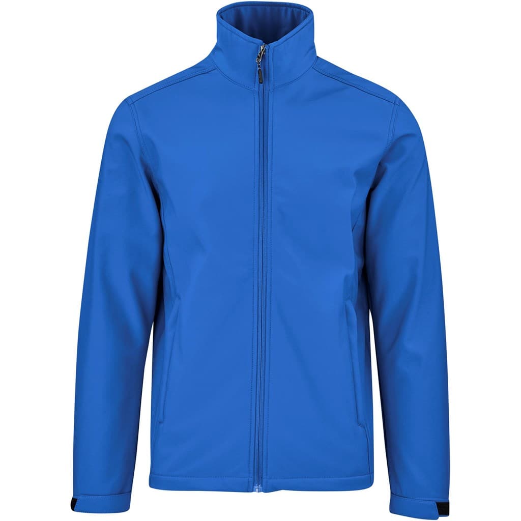 Mens Maxson Softshell Jacket - Blue 1