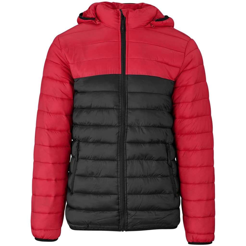 Mens Kyoto Two-Tone Jacket - Black Red 1