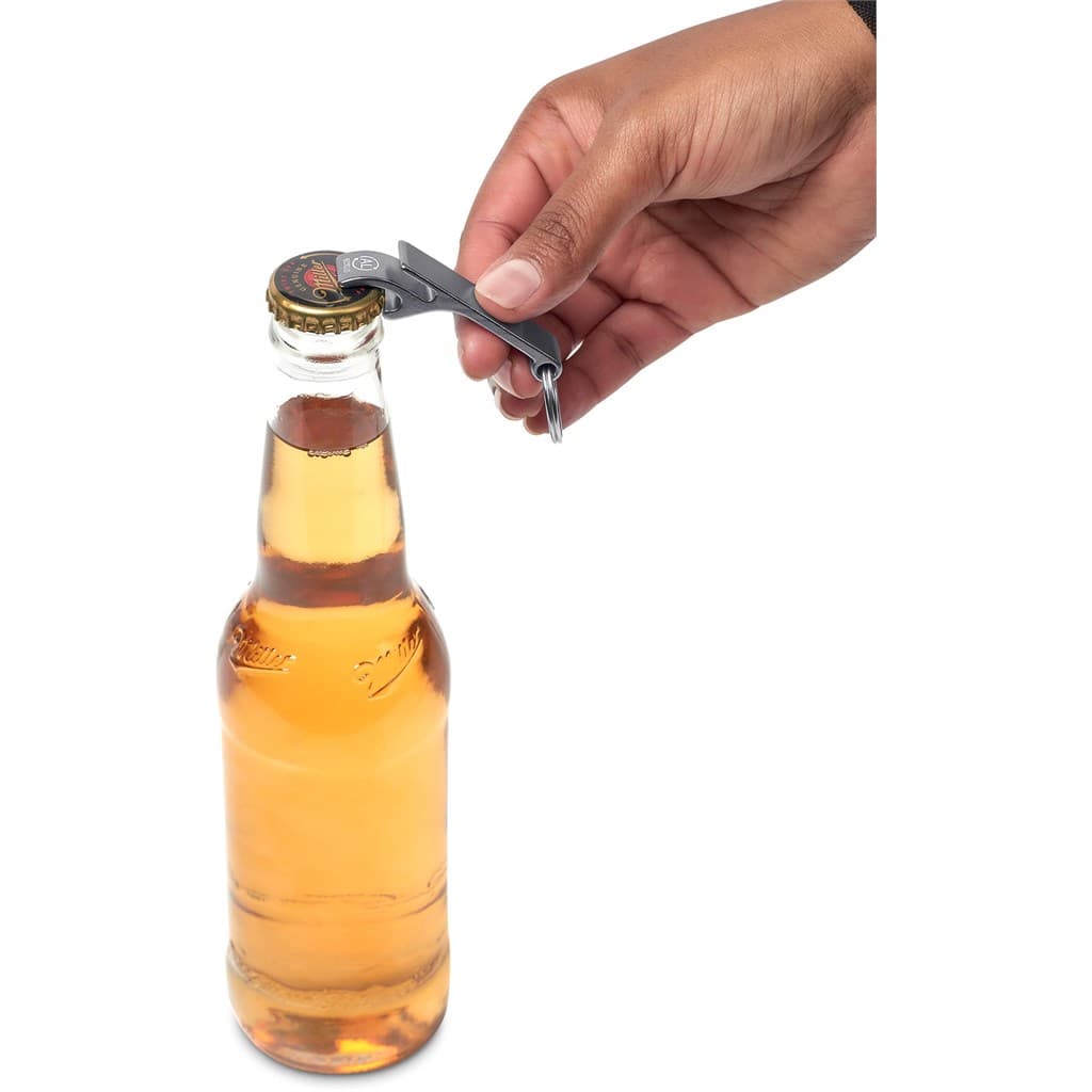 Altitude Cog Recycled Aluminium Bottle Opener Keyholder 4