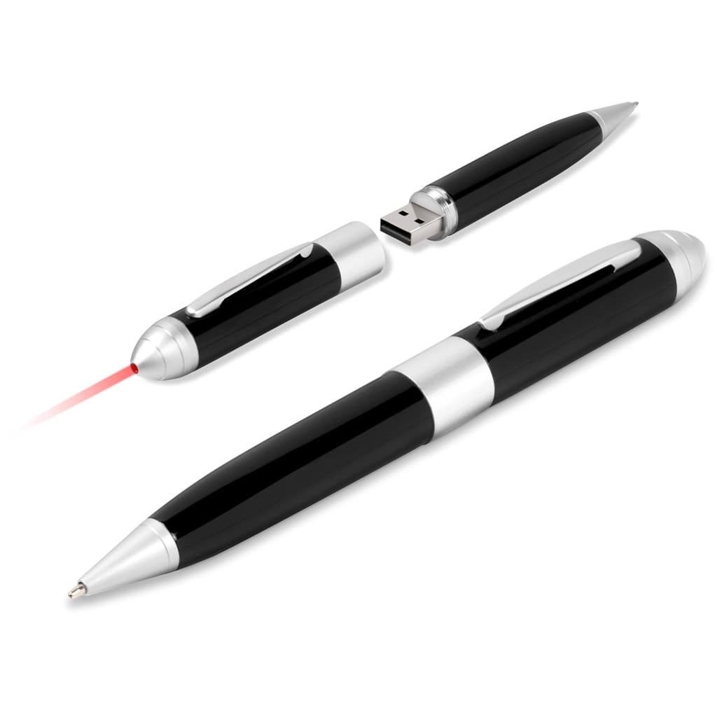 Kilobyte Flash Drive Pen & Laser Pointer - 8GB 3