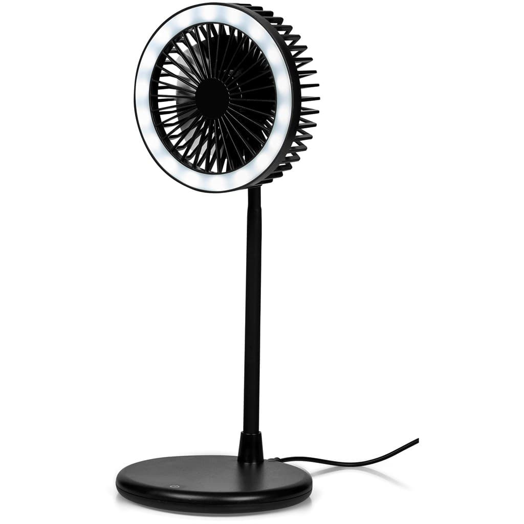 Altitude Light Breeze LED Ring Light Desk Fan 3