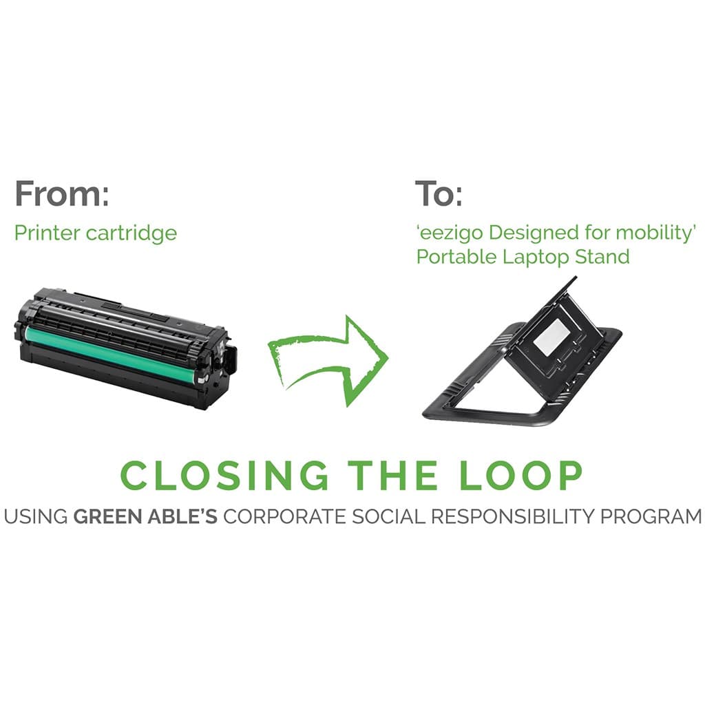 Okiyo Eezigo Recycled Plastic Portable Laptop Stand 16