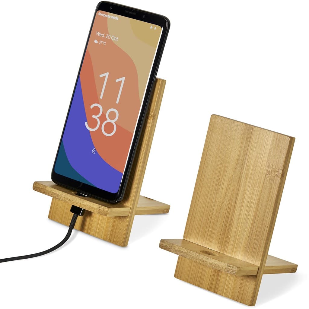 Okiyo Ekslens Bamboo Phone Stand 17