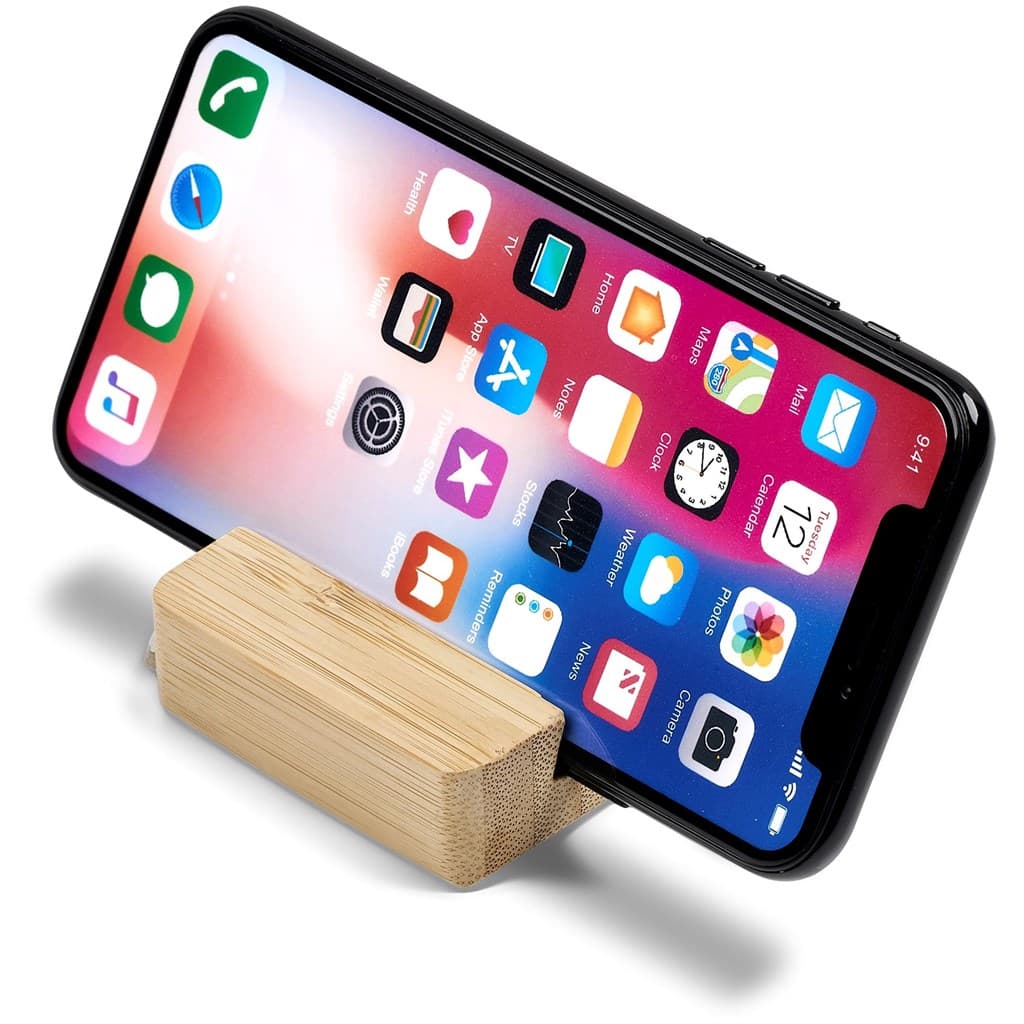 Okiyo Shinpura Bamboo Phone & Tablet Stand 10