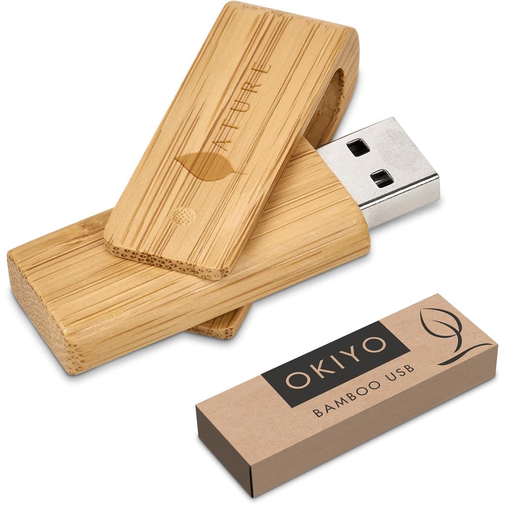 Okiyo Bakemono Bamboo Flash Drive - 32GB 4