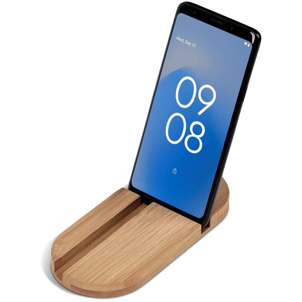 Okiyo Kurosu Bamboo Phone Stand 4