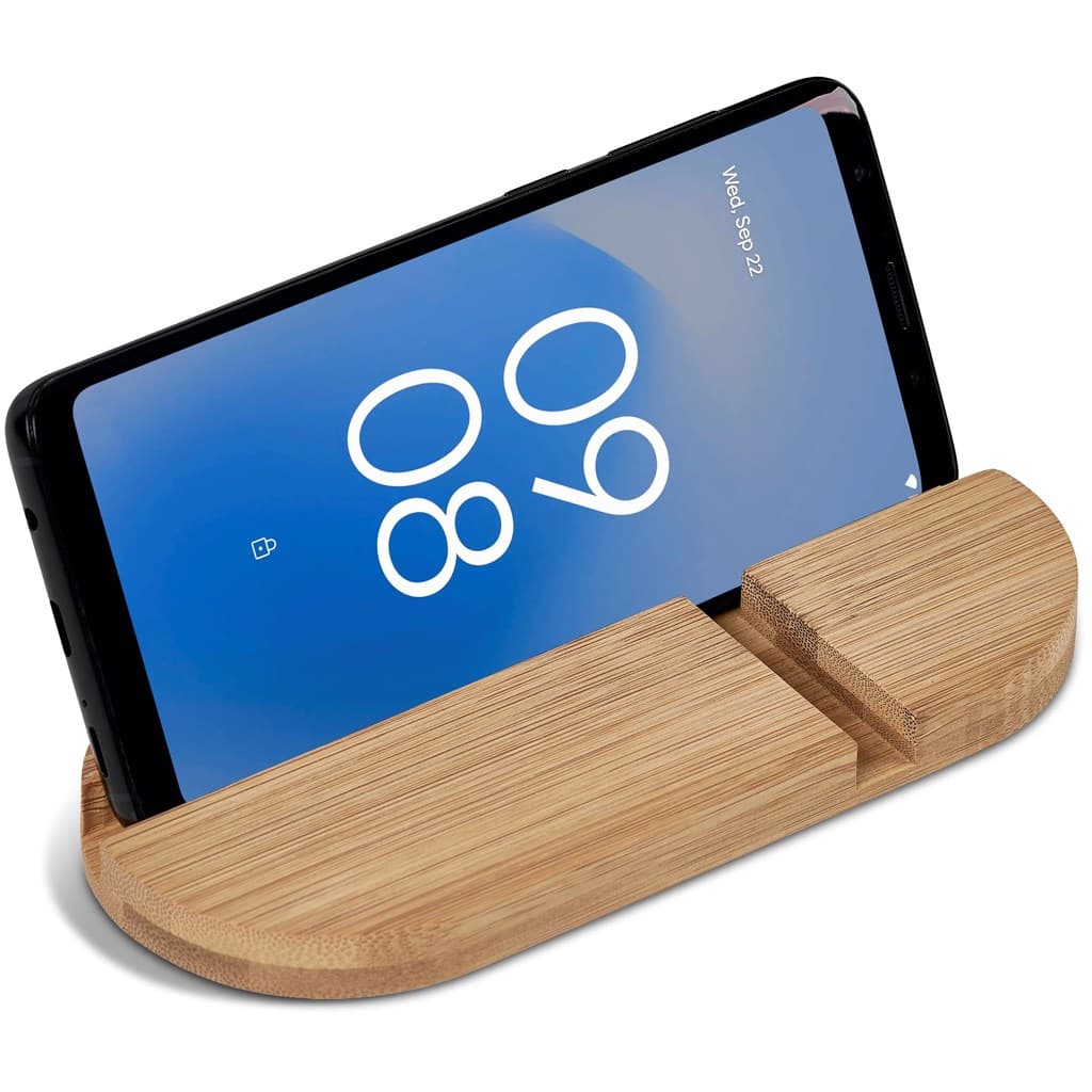 Okiyo Kurosu Bamboo Phone Stand 17