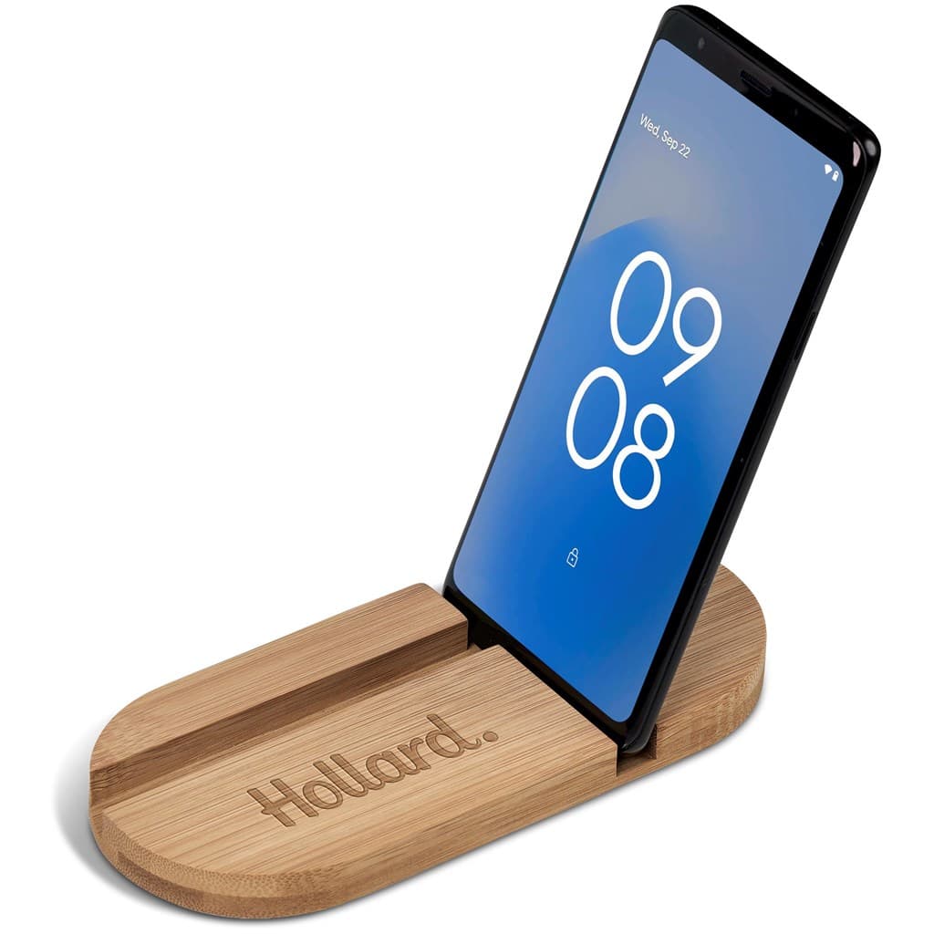 Okiyo Kurosu Bamboo Phone Stand 3