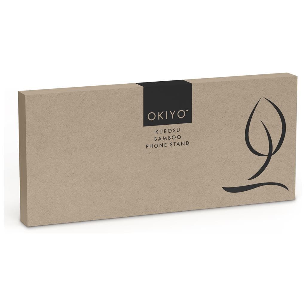 Okiyo Kurosu Bamboo Phone Stand 9