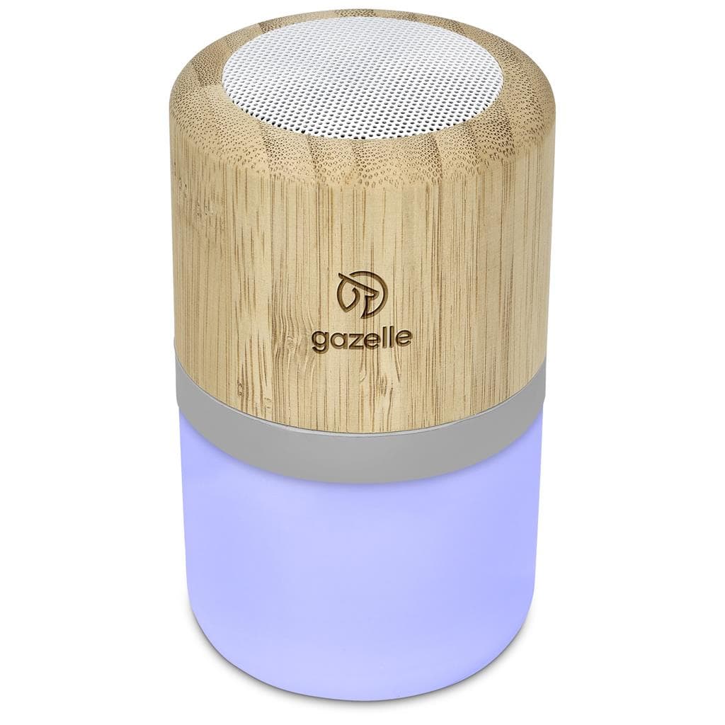 Okiyo Heiwa Bamboo Bluetooth Speaker & Night Light 14