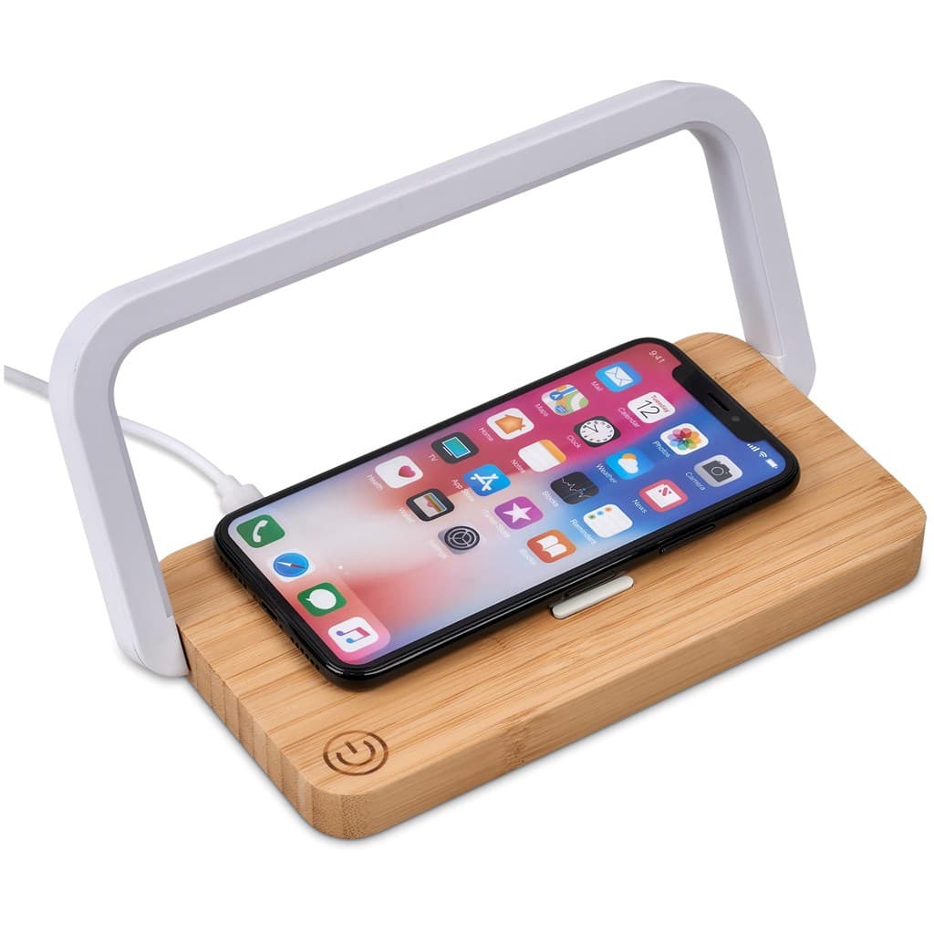 Okiyo Yoru Bamboo Wireless Charger & Night Light 21