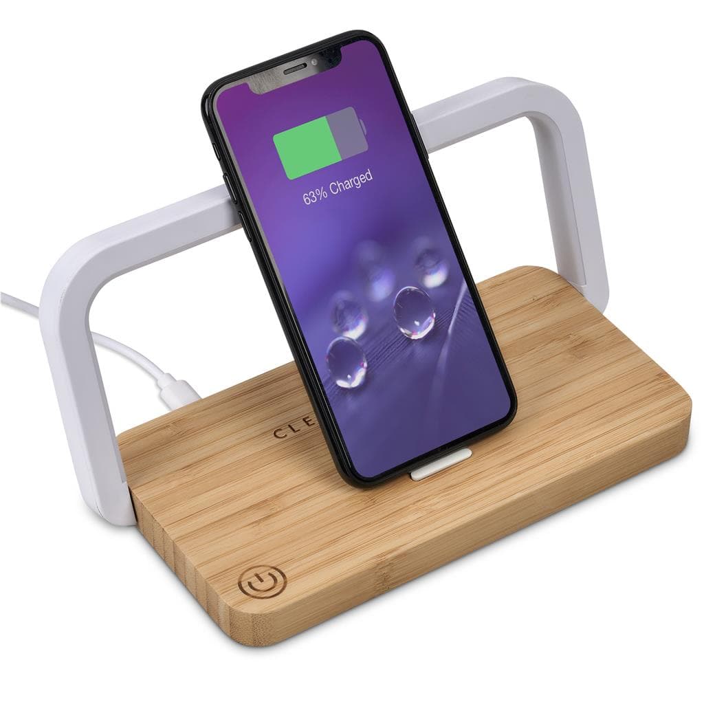 Okiyo Yoru Bamboo Wireless Charger & Night Light 25