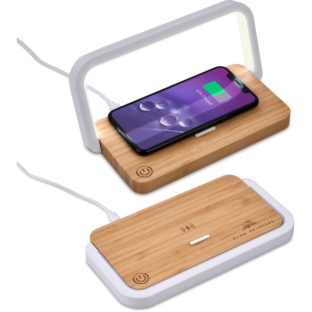 Okiyo Yoru Bamboo Wireless Charger & Night Light 31