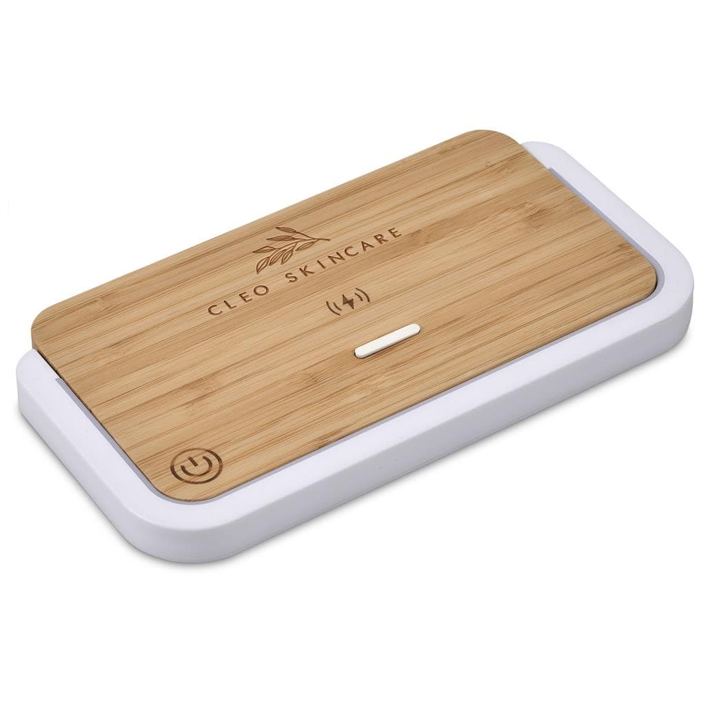 Okiyo Yoru Bamboo Wireless Charger & Night Light 17