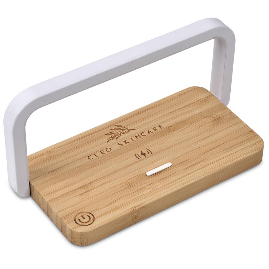 Okiyo Yoru Bamboo Wireless Charger & Night Light 18