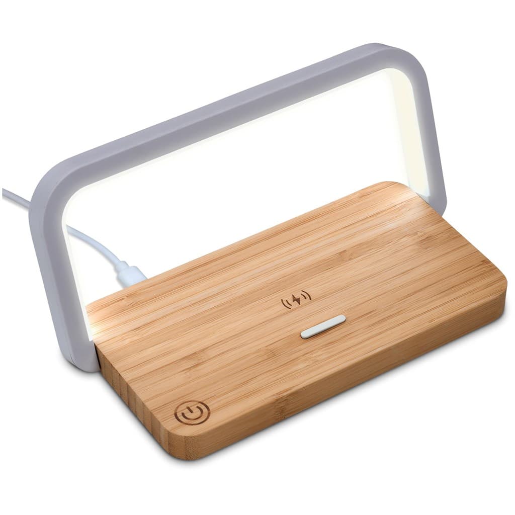 Okiyo Yoru Bamboo Wireless Charger & Night Light 19